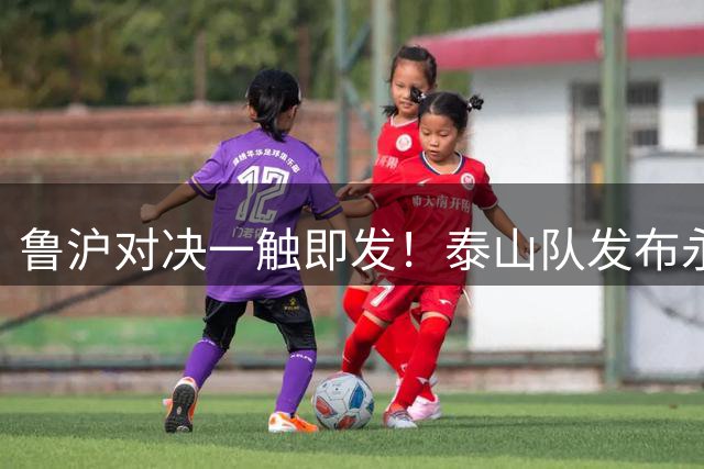 鲁沪对决一触即发！泰山队发布"永不止步"主题战前动员令